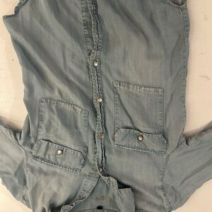 Light Blue Button-Up Shirt